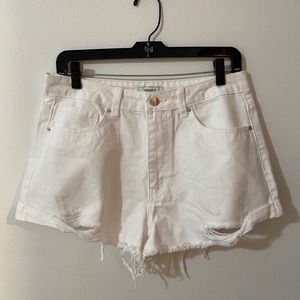 High Waisted Denim Shorts
